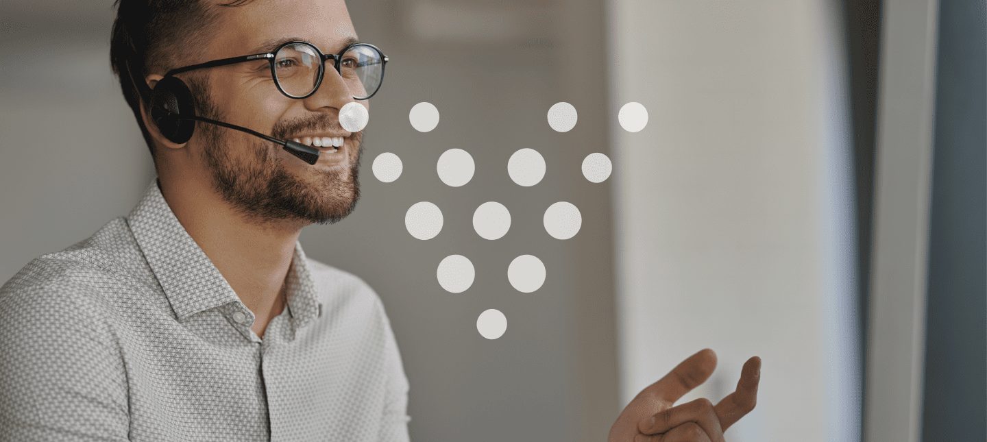 homem em como entregar valor no atendimento telefônico
